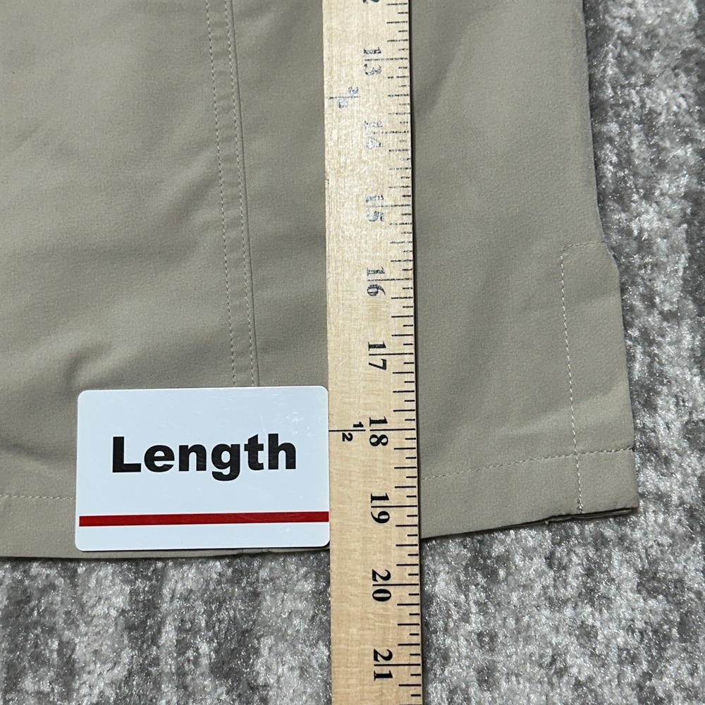 Chico's Zenergy Golf Skort Women Size XL Tan Khaki Excellent Stretch Pockets - Picture 11 of 13